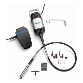 Dremel Albero flessibile con portata elevata Fortiflex 9100-21 (300 W), 21 accessori