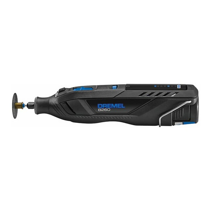 DREMEL® Multifunktionswerkzeug 8260, 1x 12 V Akku, 65 Zubehöre, 5 Aufsätze