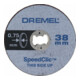 Dremel EZ SpeedClic : disques à tronçonner minces-1