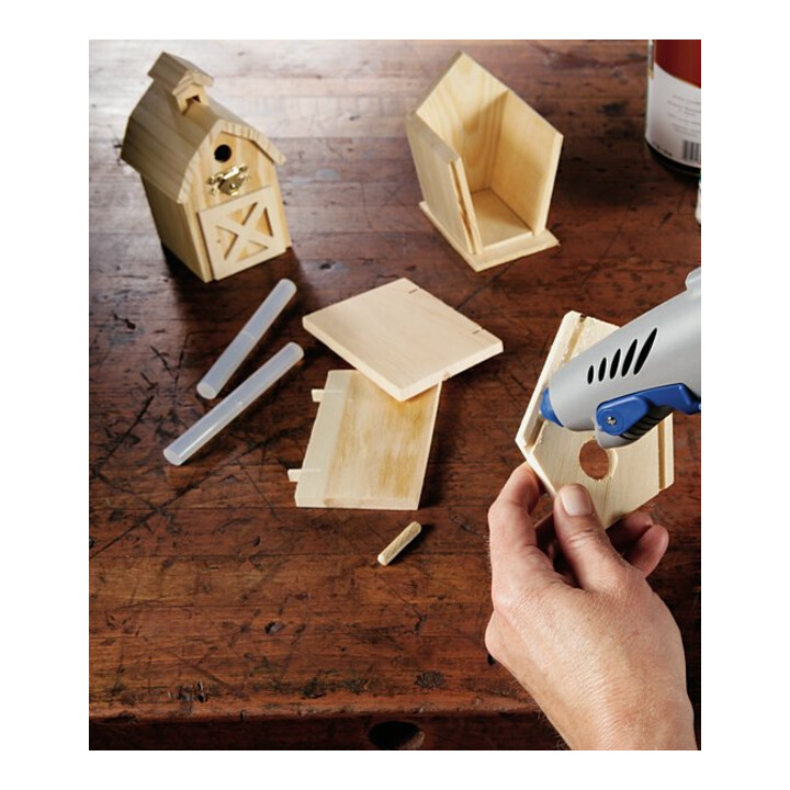 Dremel lijmpistool 930, 12 gekleurde lijmsticks (7 mm), 6 lijmsticks (7 mm)