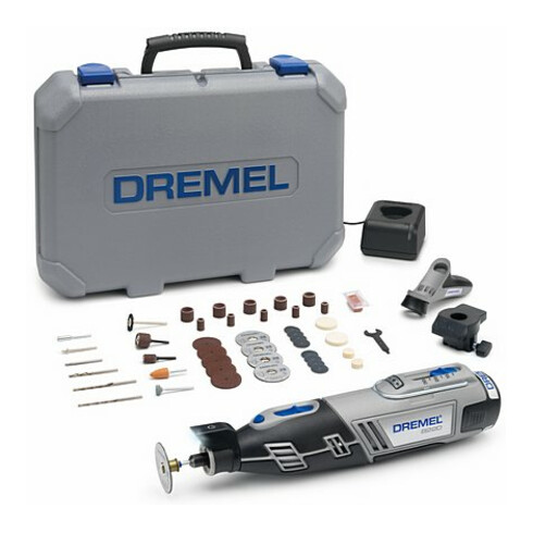 Dremel outil multifonction sans fil 8220-2/45, Li-Ion (12 Volt), 2 pièces jointes, 45 accessoires