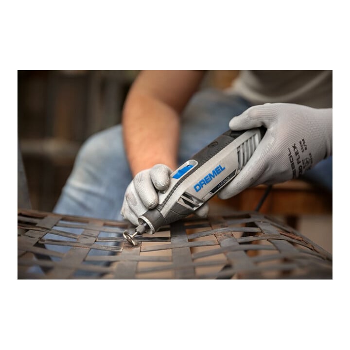 DREMEL® kabelgebundenes Multifunktionswerkzeug 4250, 128 Zubehöre, 6 Vorsatzgeräte