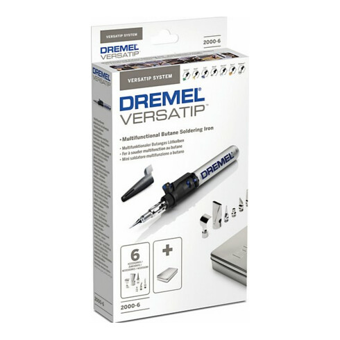 DREMEL® Butan-Lötkolben Versatip 2000-6, max. mit 6 Zubehöre