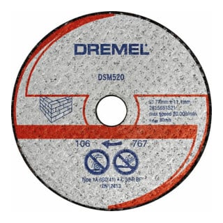 DREMEL® Disque de coupe pour maçonnerie DSM20