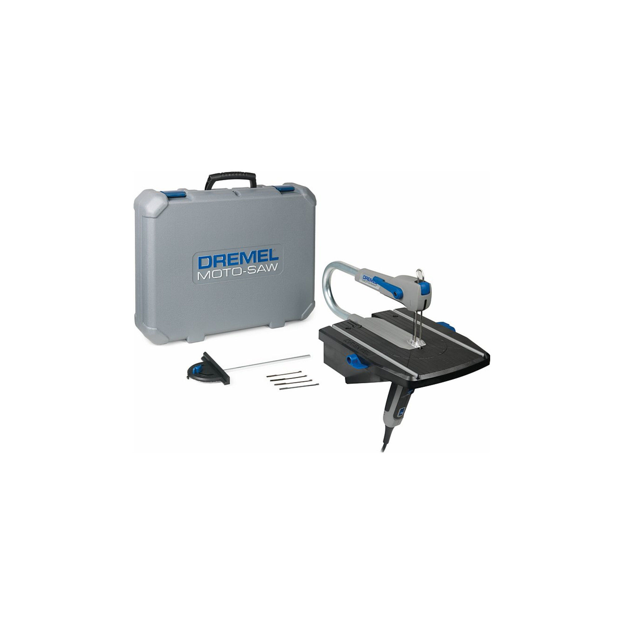 DREMEL MS20 Moto-Saw -1/5 2in1 Dekupiersäge mit 1 Vorsatzgerät, 5 Zubehöre