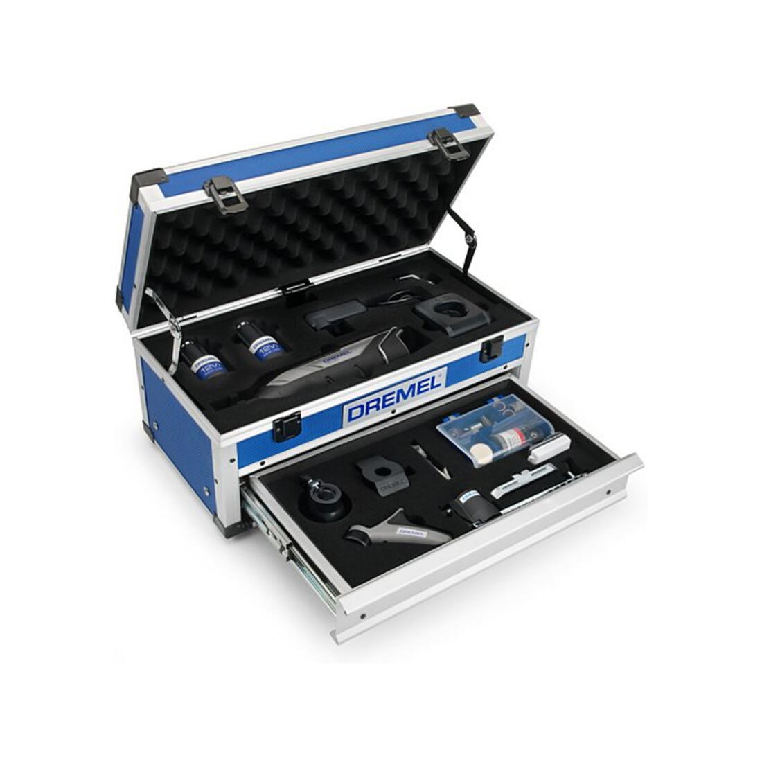 DREMEL® Outil multifonction sans fil 8240 avec set d’accessoires édition Platine