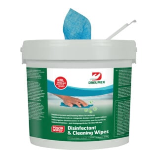 DREUMEX Desinfektionstuch Box a 700 Tücher lebensmittelgeeignet blau