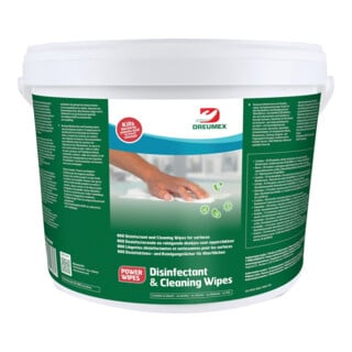 DREUMEX Lingettes désinfectantes et de nettoyage 800 pièces en seau