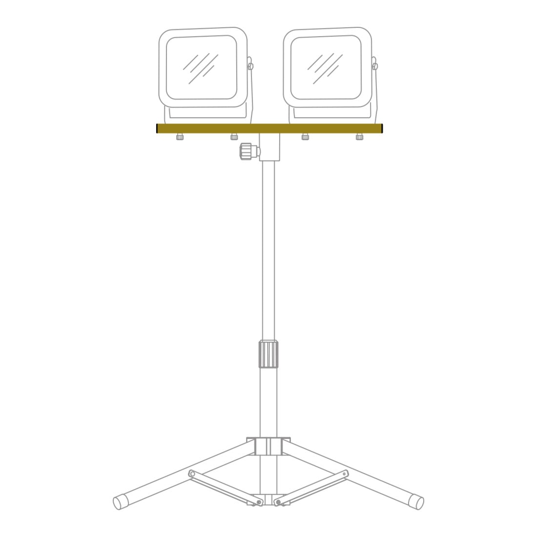 Driepoot dwarsbalk CB 70