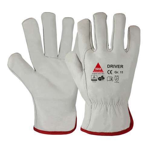 Gants de travail lapin Chauffeur cuir nappa de vachette naturel