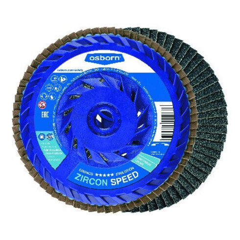 Dronco Fächerschleifer ZIRCON SPEED 125mm K60 M14 ger.