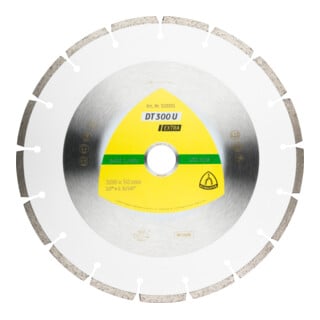 DT 300 U Disques à tronç. Diamanté Klingspor 300 x 2,8 x 20 mm 17 segments 50,1 x 2,8 x 7 mm, denture standard
