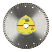 DT 310 UT Disques à tronç. Diamanté Klingspor 300 x 3 x 20 mm 3 x 10 mm, Jante turbo fermée-1