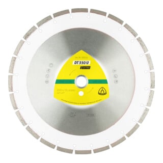DT 350 U Disques à tronç. Diamanté Klingspor 300 x 2,8 x 20 mm 21 segments 40 x 2,8 x 10 mm, denture standard