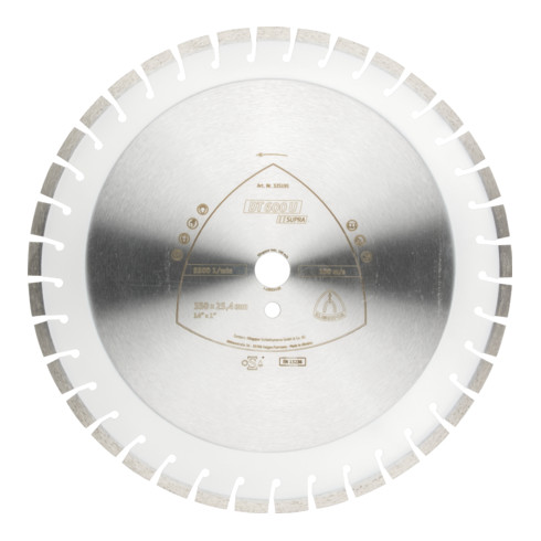 23 mm Denture standard 10 segments 32 x 8 x 7 mm Klingspor 330662 DN 600 U disques à tronçonner diamant 125 x 8 x 22 Contenu : 1 