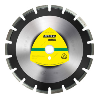 Klingspor disque diamanté DT 612 A Supra pour asphalte, grès