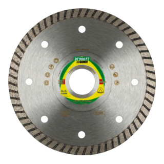 Disque diamant Klingspor DT 900 FT Spécial pour meuleuse d'angle pour grès fin, carrelage, carreaux de poêle, émaillés, granit