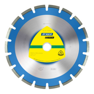 Klingspor diamant grand disque de coupe DT 900 R Spécial pour argile réfractaire, grès fin, dents étroites