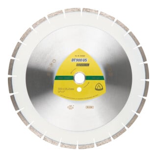 DT 900 US Disques à tronç. Diamanté Klingspor 300 x 2,8 x 25,4 mm 21 segments 40 x 2,8 x 10 mm, Segments rapprochés