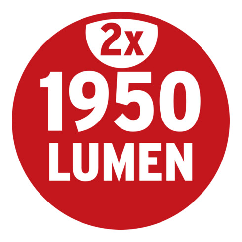 Dubbele statief LED-spot JARO 4050 T 2x1950lm, 39W, IP65, 2,5m H07RN-F3G1.0