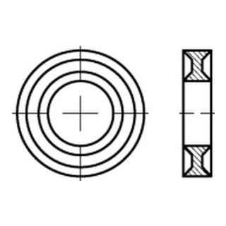 Profilscheibe Dubo-Profil für Sechskantschraube