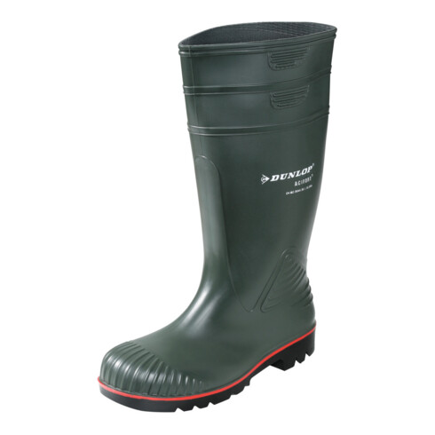 DUNLOP Bottes de sécurité, vertes DUNLOP ACIFORT HEAVY DUTY FULL SAFETY, S5, Pointure UE: 44