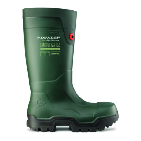 Dunlop FieldPro Thermo + Vert, CI CR SR F0 LG, S5L, Taille 43 Purofort