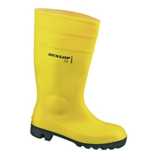 Dunlop Protomaster Gummistiefel gelb Größe 38