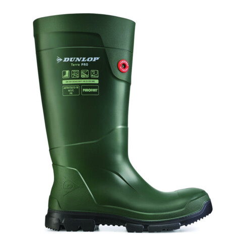 Dunlop PUROFORT TerraPRO S5 SRC, Grün, Gr. 35