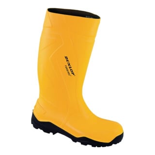 Dunlop Sicherheitsstiefel EN20345 S5 CI SRC Gr.41 Purofort+ gelb Stahlkappe/sohle