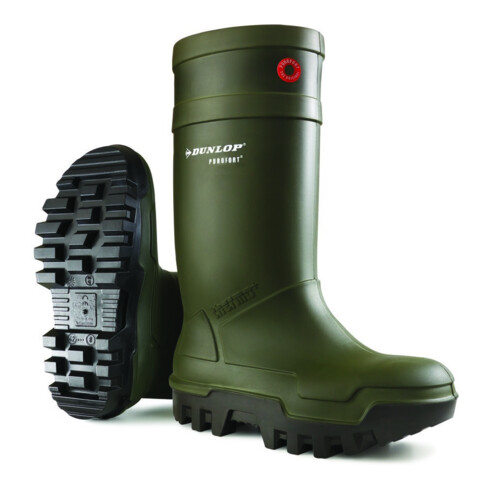 Dunlop Sicherheitsstiefel EN20345 S5 CI SRC Gr.43 (9) Purofort Thermo+ dunkelgrün