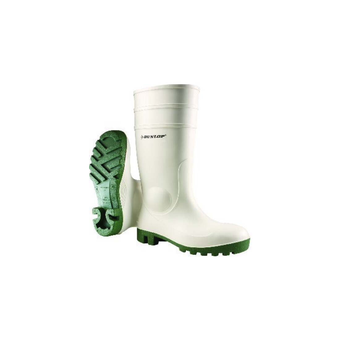 Dunlop Stiefel Protomastor, weiß,grün, Gr. 38