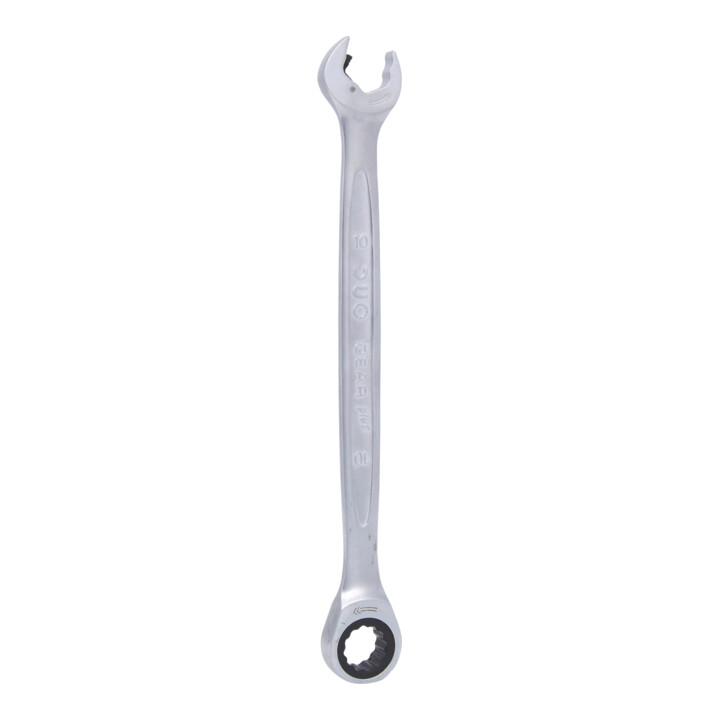 DUO GEARplus Jeu de clés mixtes à cliquet avec système de cliquet dans la fourche 10 mm