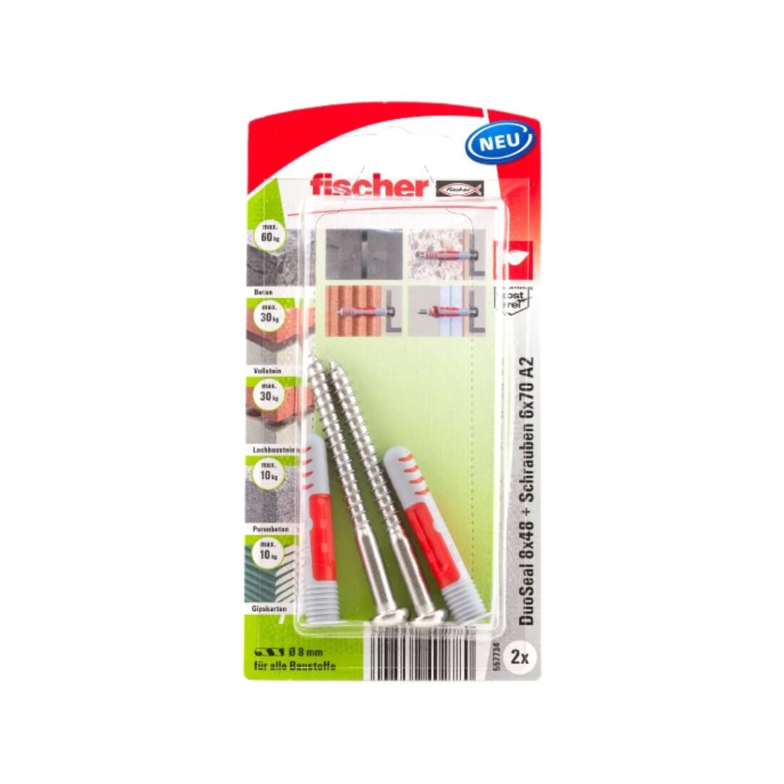 DuoSeal fischer 8x48 S A2 K (2)