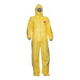 Dupont Schutzoverall Typ 3/4/5/6 Tychem 2000 C, gelb, Unisex-Größe: L