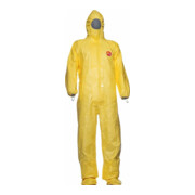 Dupont Schutzoverall Typ 3/4/5/6 Tychem 2000 C, gelb, Unisex-Größe: XL