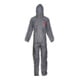 Dupont Schutzoverall Typ 3/4/5/6 Tychem 6000 F, grau, Unisex-Größe: 2XL