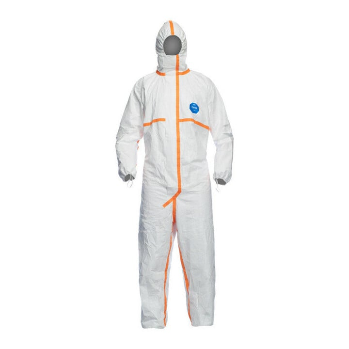 Dupont Schutzoverall Typ 3/4/5/6 Tyvek 800J, weiß, Unisex-Größe: 2XL