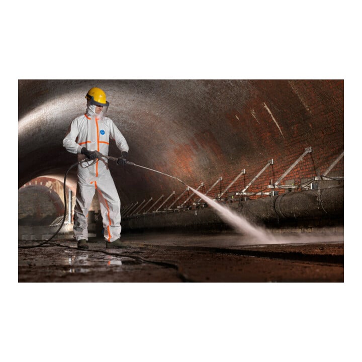 Dupont Schutzoverall Typ 3/4/5/6 Tyvek 800J, weiß, Unisex-Größe: L