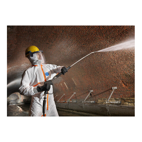 Dupont Schutzoverall Typ 3/4/5/6 Tyvek 800J, weiß, Unisex-Größe: L