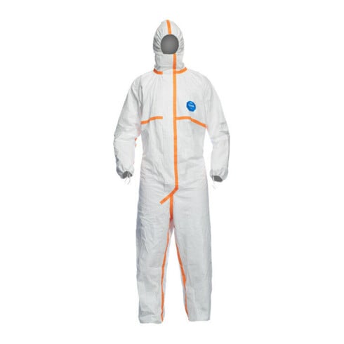 Dupont Schutzoverall Typ 3/4/5/6 Tyvek 800J, weiß, Unisex-Größe: L