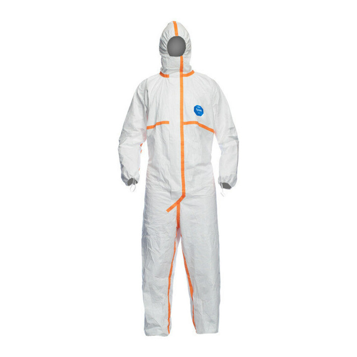 Dupont Schutzoverall Typ 3/4/5/6 Tyvek 800J, weiß, Unisex-Größe: XL