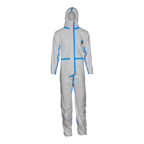 Dupont Schutzoverall Typ 4/5/6 Tyvek 600 Plus, weiß, Unisex-Größe: L