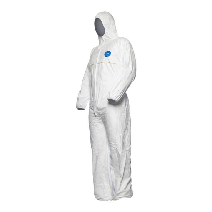 Dupont Schutzoverall Typ 5/6 Tyvek 200 EasySafe, weiß, Unisex-Größe: M