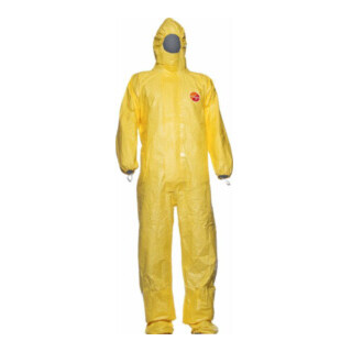 DUPONT Tuta da lavoro tipo 3/4/5/6 Tychem 2000 C, giallo, Tg. unisex: 2XL