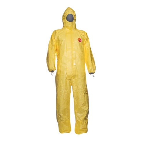 DUPONT Tuta da lavoro tipo 3/4/5/6 Tychem 2000 C, giallo, Tg. unisex: 2XL