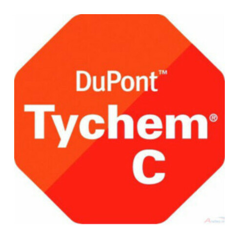 DUPONT Tuta da lavoro tipo 3/4/5/6 Tychem 2000 C, giallo, Tg. unisex: 2XL