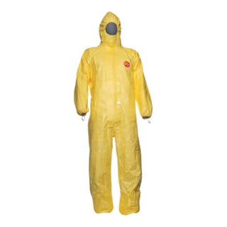 DUPONT Tuta da lavoro tipo 3/4/5/6 Tychem 2000 C, giallo, Tg. unisex: M