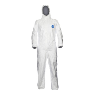 DUPONT Tuta da lavoro tipo 5/6 Tyvek 500 Xpert, bianco, Tg. unisex: S