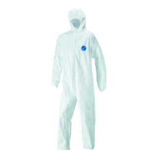 DUPONT Tuta da lavoro tipo 5/6 Tyvek 500 Xpert, bianco, Tg. unisex: XL